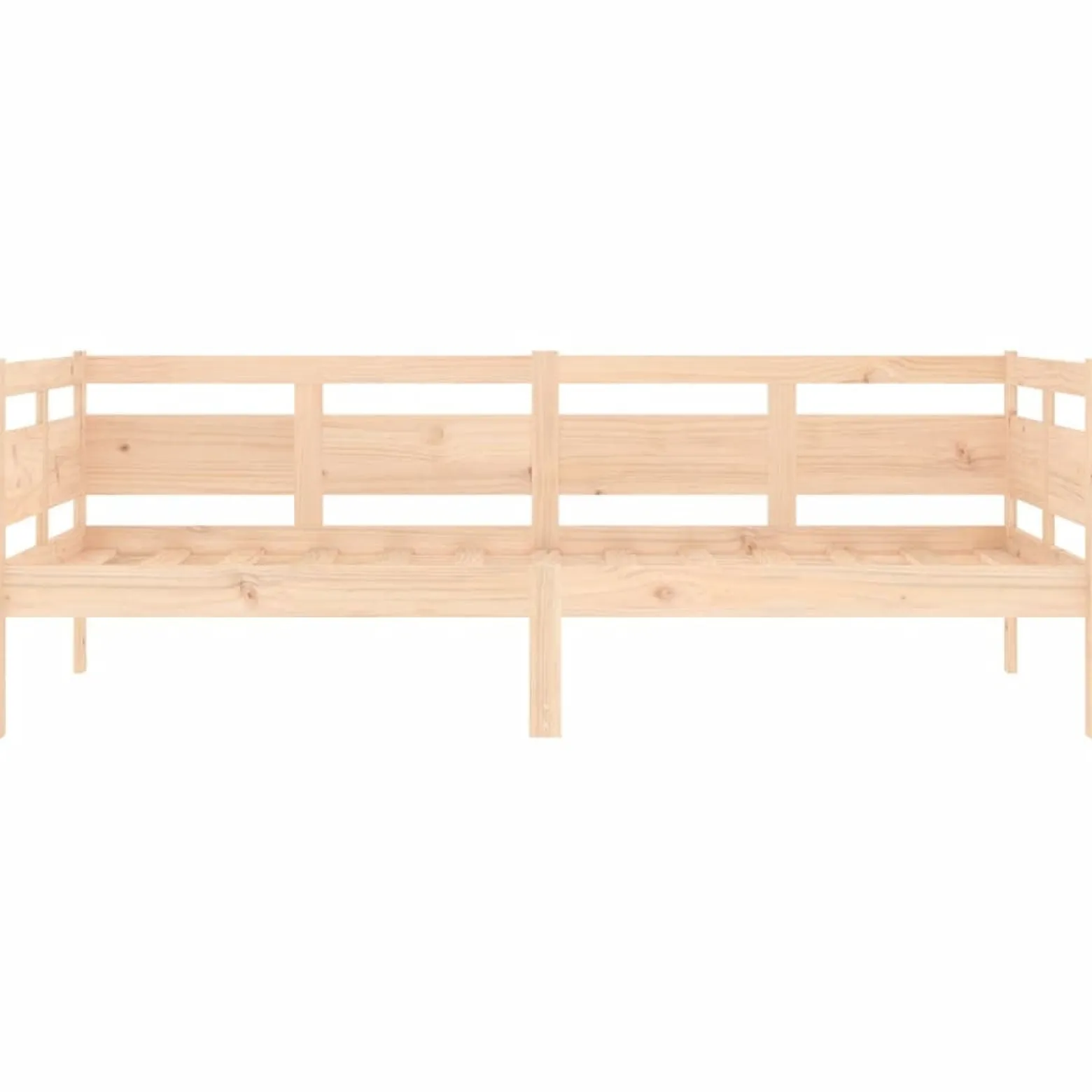 Łóżko dzienne lite drewno sosnowe 90x190 cm