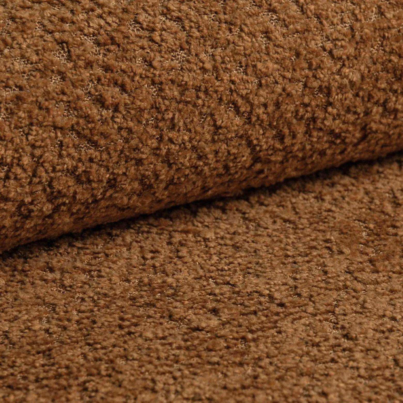 Łóżko kontynentalne, boucle Coral, Toffee, 120x200 cm, NEGROS