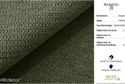 Łóżko kontynentalne z pojemnikiem i materacem H3 NINA-Z - 120x200cm