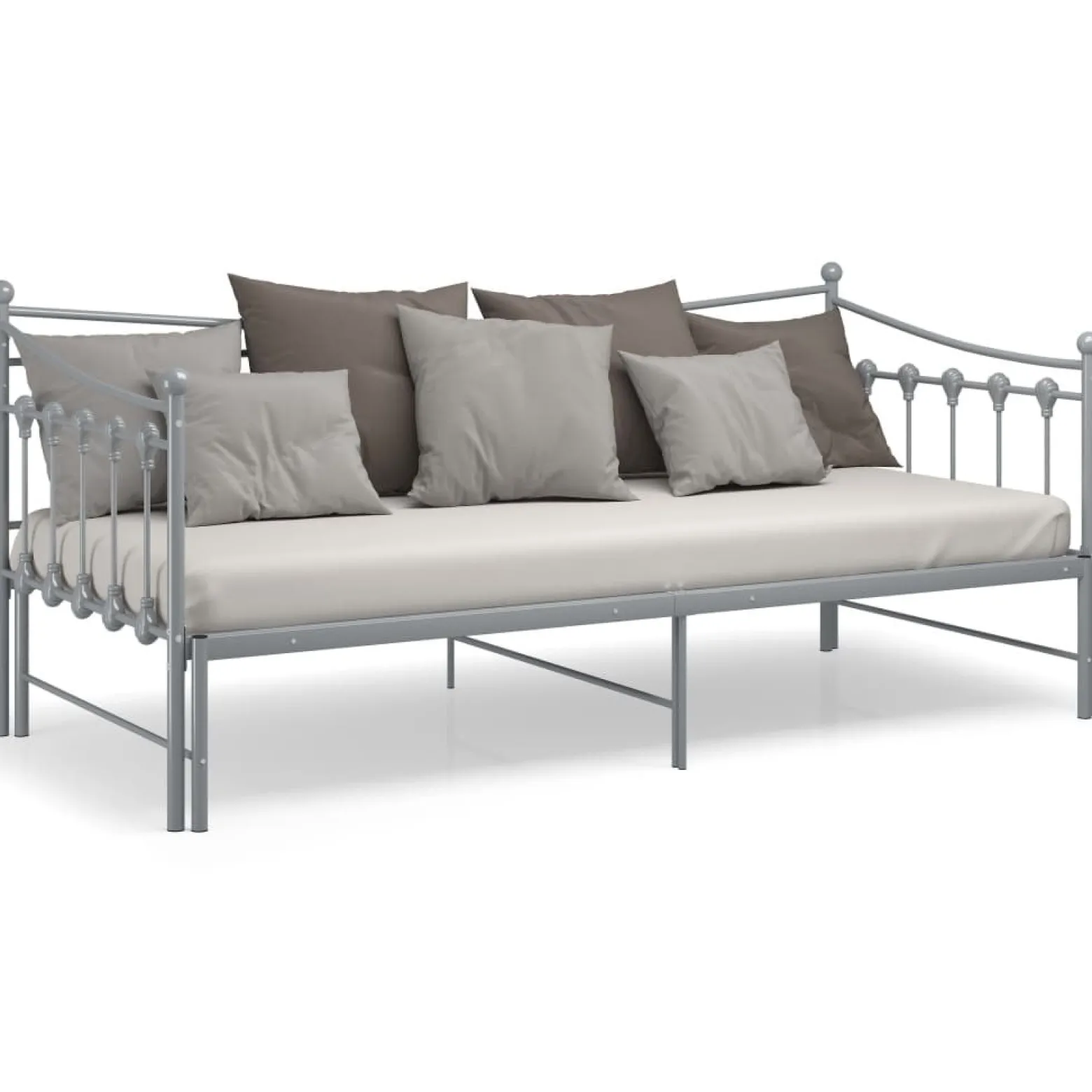 Łóżko Metalowe Rama Łóżka Sofa Wysuwana Do Pokoju Sypialni 90x200 cm