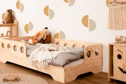Łóżko pojedyncze drewniane TILA 5P - SMARTWOOD®