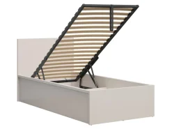 Łóżko Tetrix 90x200 ze stelażem i pojemnikiem kaszmir