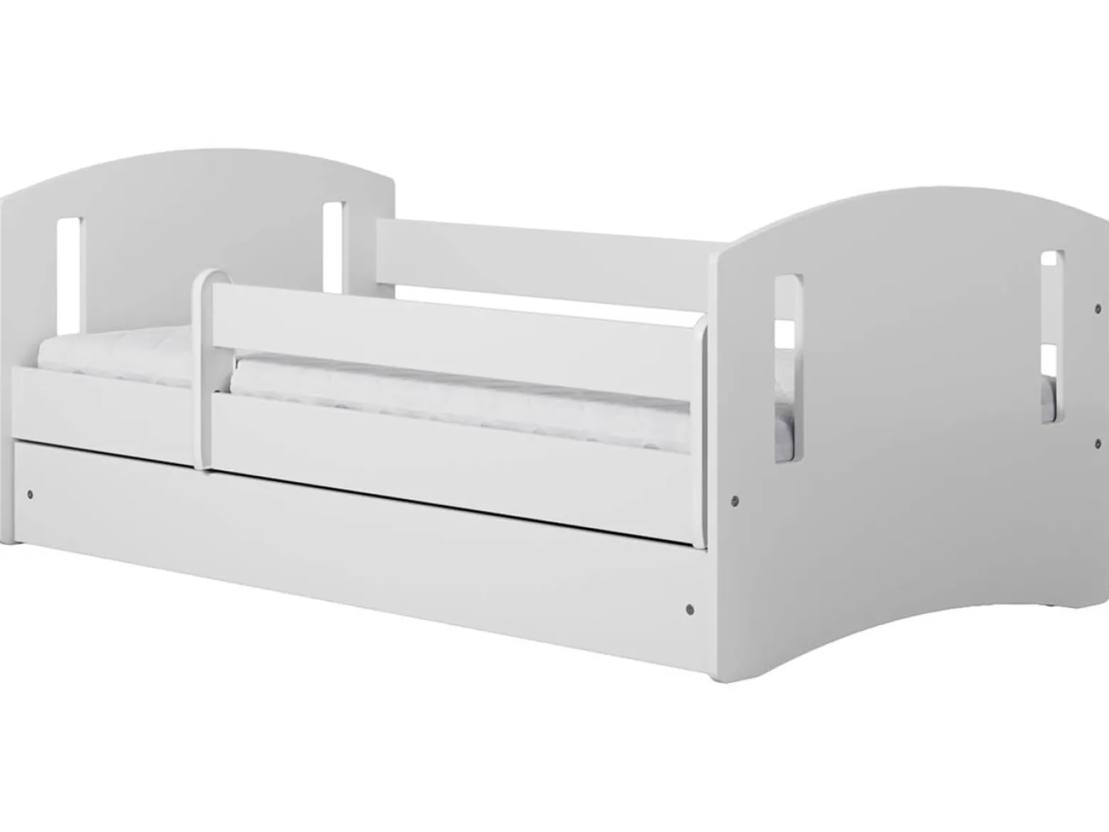 Łóżko Classic2 140x80z szufladą białe