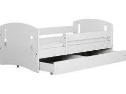 Łóżko Classic2 140x80z szufladą białe