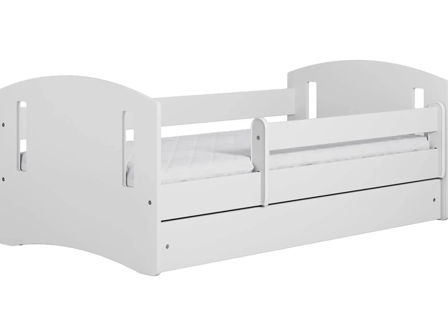 Łóżko Classic2 140x80z szufladą białe