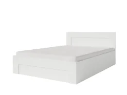 Łóżko 160cm x 200cm Otwierane z boku | BIAŁE | Pojemnik + Stelaż