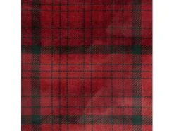 Koc Tartan Red 150x200 cm czerwony