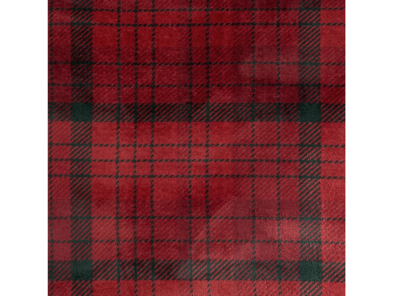 Koc Tartan Red 150x200 cm czerwony