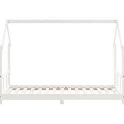 łóżko dla dzieci Biały 90 x 190 cm Drewno sosnowe vidaXL