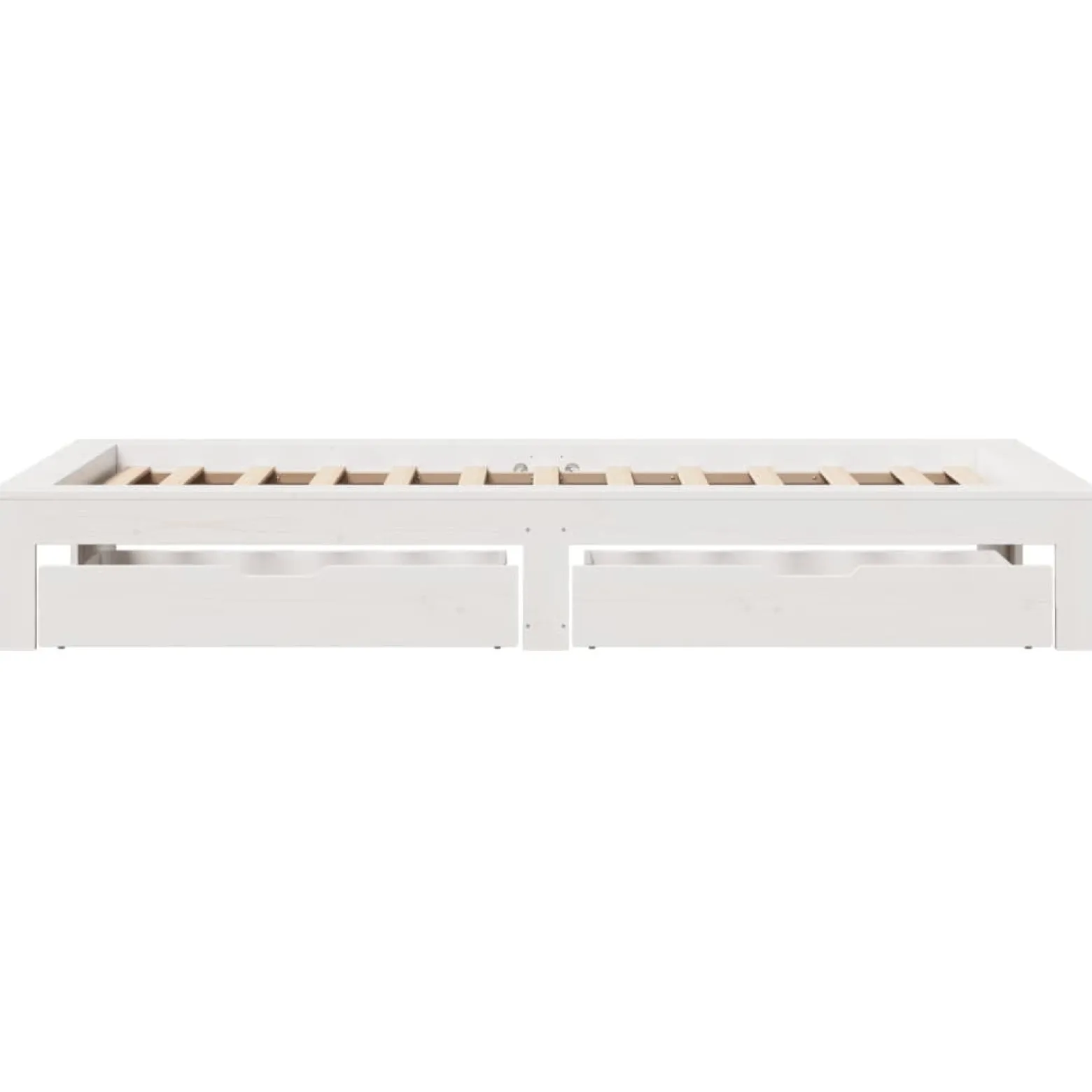 Łóżko Drewniane Rama Łóżka Sofa Biała Do Sypialni Pokoju 75x190 cm