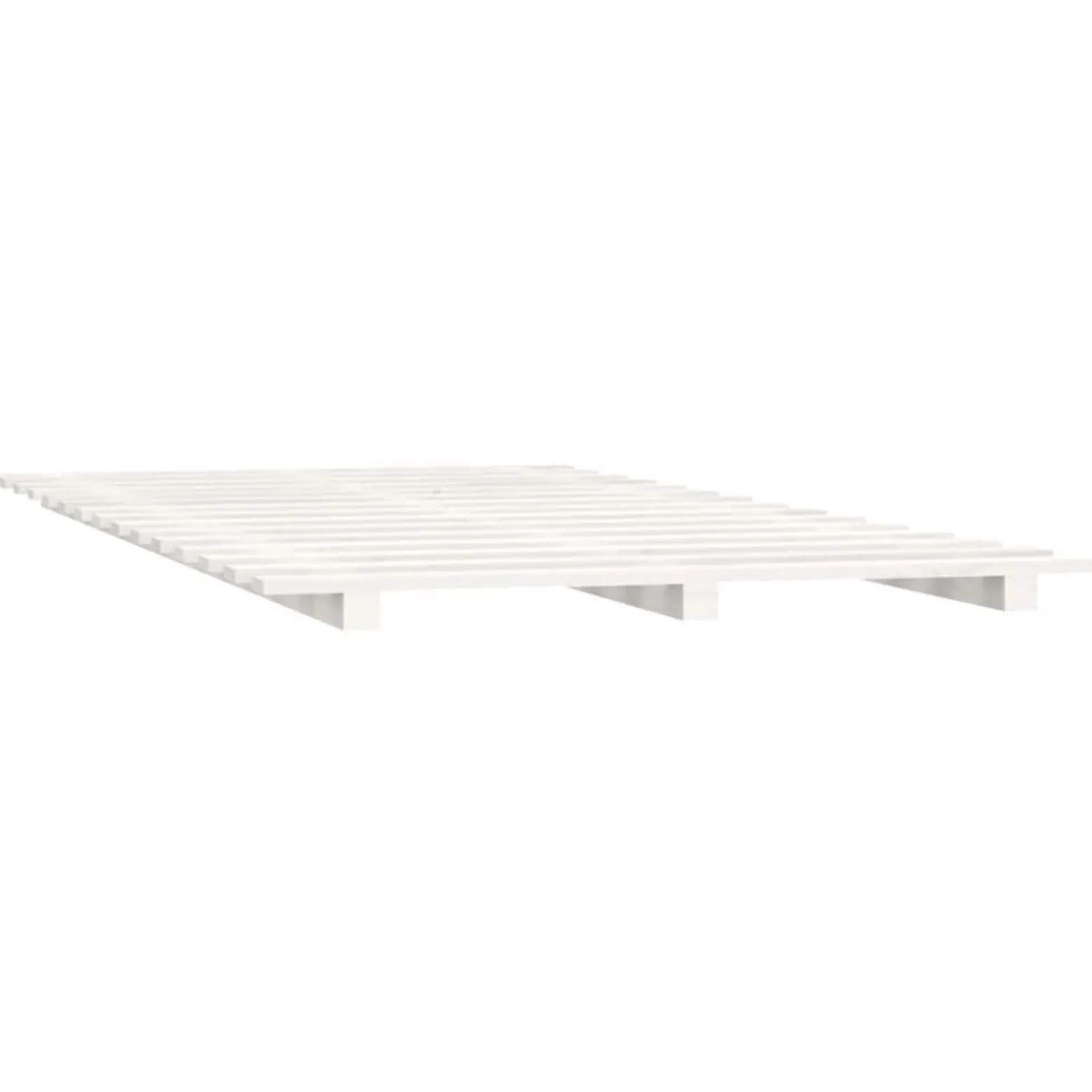 Łóżko Drewniane Rama Łóżka Sofa Biała Do Sypialni Pokoju 140 x 200 cm