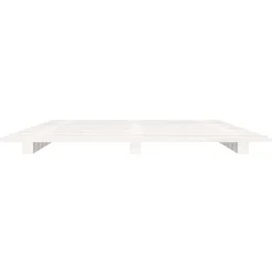 Łóżko Drewniane Rama Łóżka Sofa Biała Do Sypialni Pokoju 140 x 200 cm