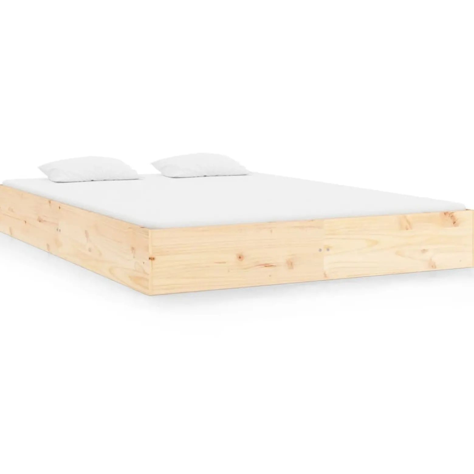 Łóżko Drewniane Rama Łóżka Sofa Brązowe Do Sypialni Pokoju 120x200 cm