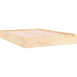 Łóżko Drewniane Rama Łóżka Sofa Brązowe Do Sypialni Pokoju 120x200 cm