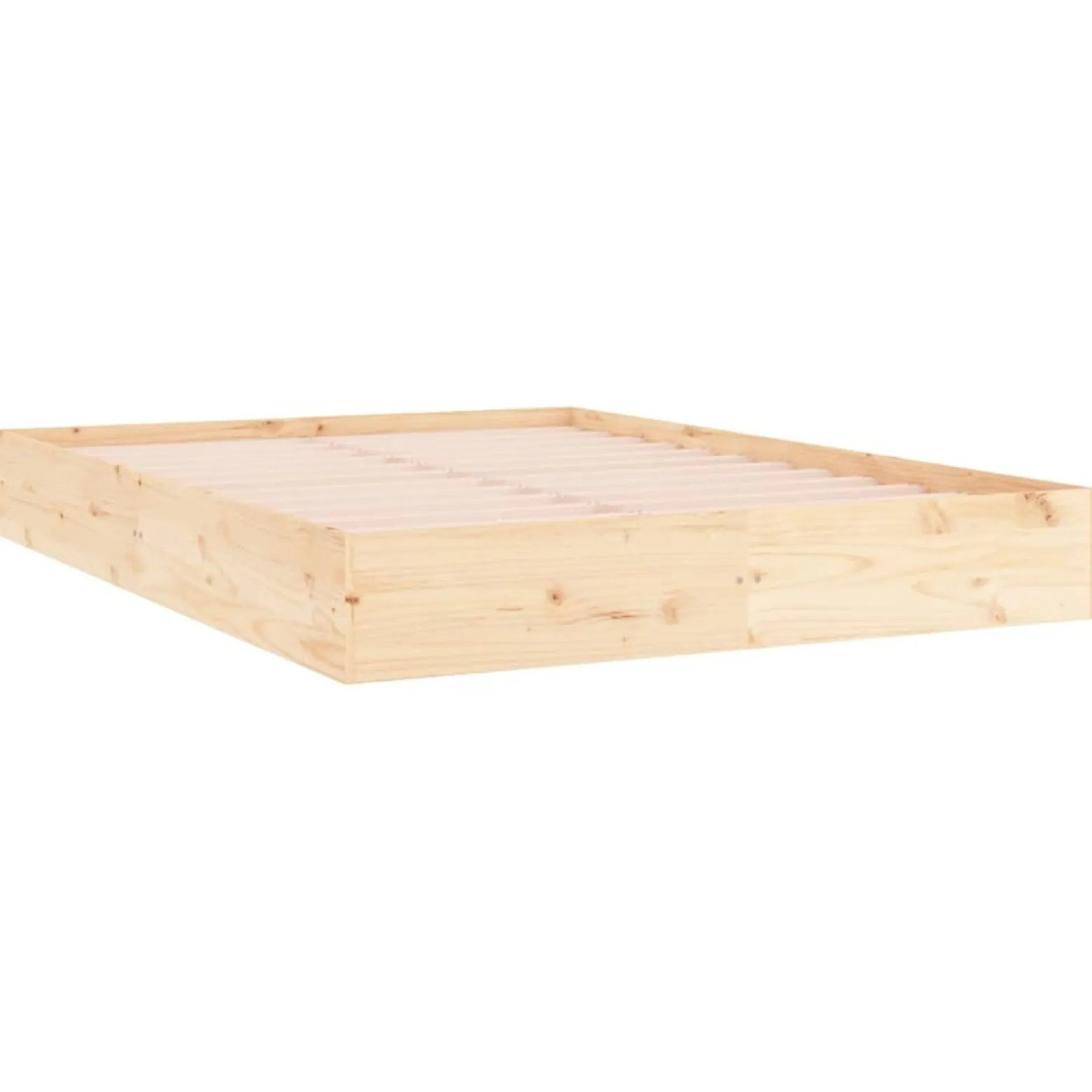 Łóżko Drewniane Rama Łóżka Sofa Brązowe Do Sypialni Pokoju 120x200 cm