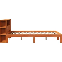 Łóżko Drewniane Rama Łóżka Sofa Brązowe Do Sypialni Pokoju 140x190cm
