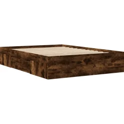 Łóżko Drewniane Rama Łóżka Sofa Brązowe Do Sypialni Pokoju 120x200 cm