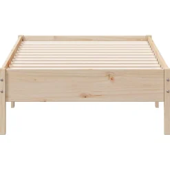 Łóżko Drewniane Rama Łóżka Sofa Brązowe Do Sypialni Pokoju 75x190 cm