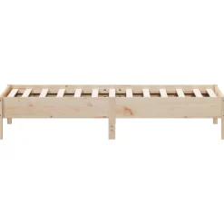 Łóżko Drewniane Rama Łóżka Sofa Brązowe Do Sypialni Pokoju 75x190 cm