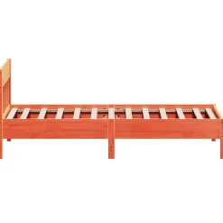 Łóżko Drewniane Rama Łóżka Sofa Brązowe Do Sypialni Pokoju 75x190 cm