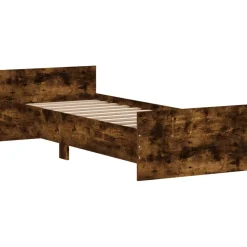 Łóżko Drewniane Rama Łóżka Sofa Brązowe Do Sypialni Pokoju 75x190 cm