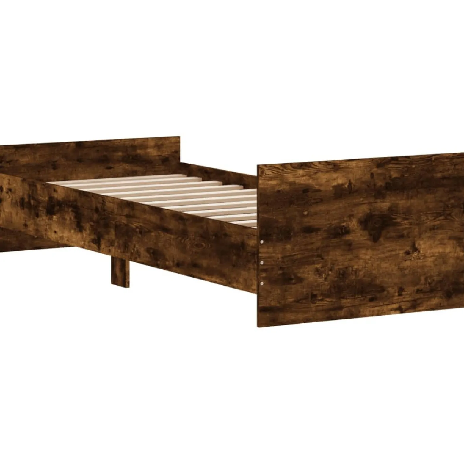 Łóżko Drewniane Rama Łóżka Sofa Brązowe Do Sypialni Pokoju 75x190 cm