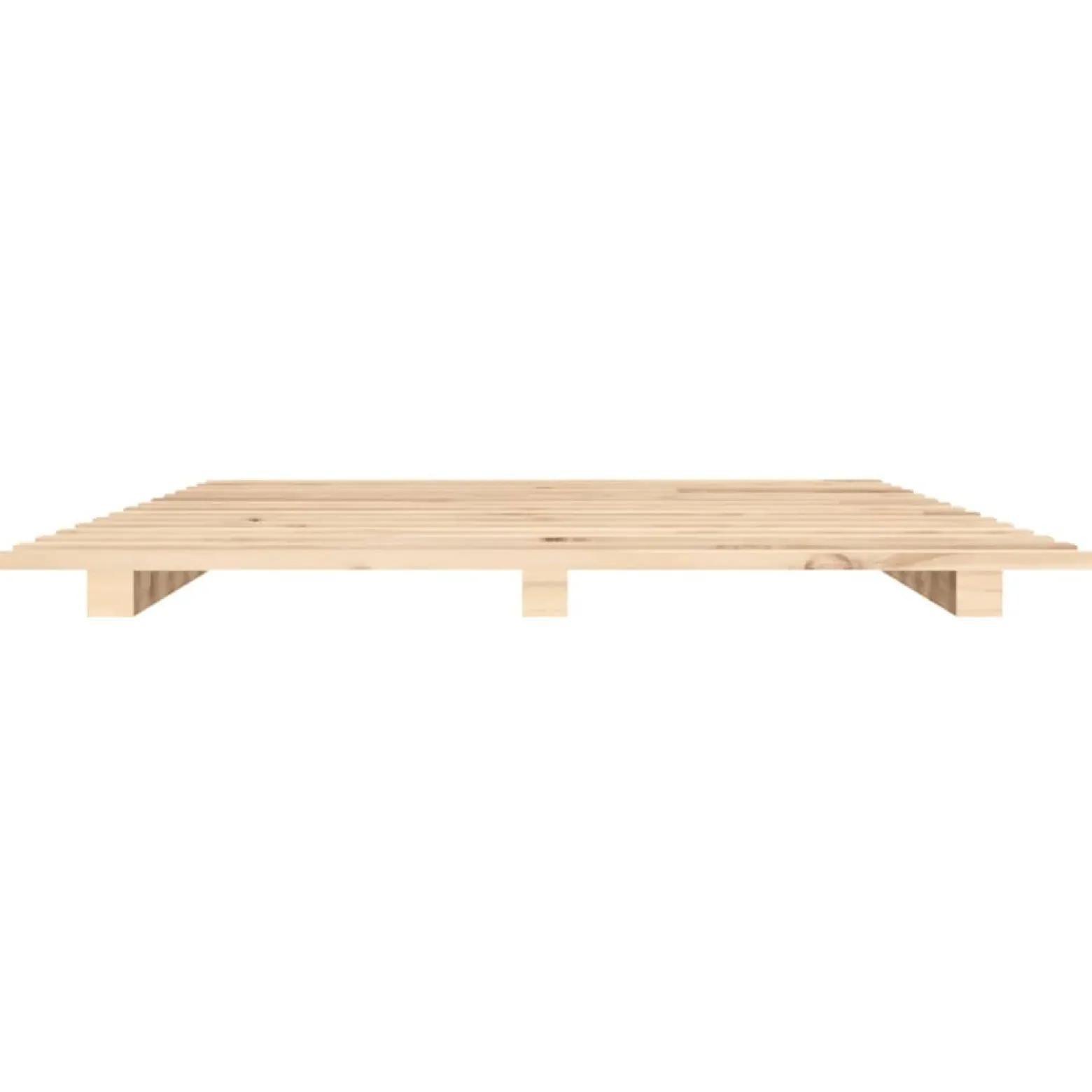Łóżko Drewniane Rama Łóżka Sofa Brązowe Do Sypialni Pokoju 100 x 200 cm