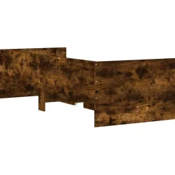 Łóżko Drewniane z Szufladami Rama Łóżka Brązowe Do Sypialni 90x190 cm