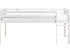 Łóżko dziecięce drewniane 90x200 cm białe
