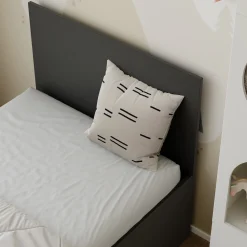 Łóżko dziecięce SIMPLE bez materaca | 90x200 Czarne