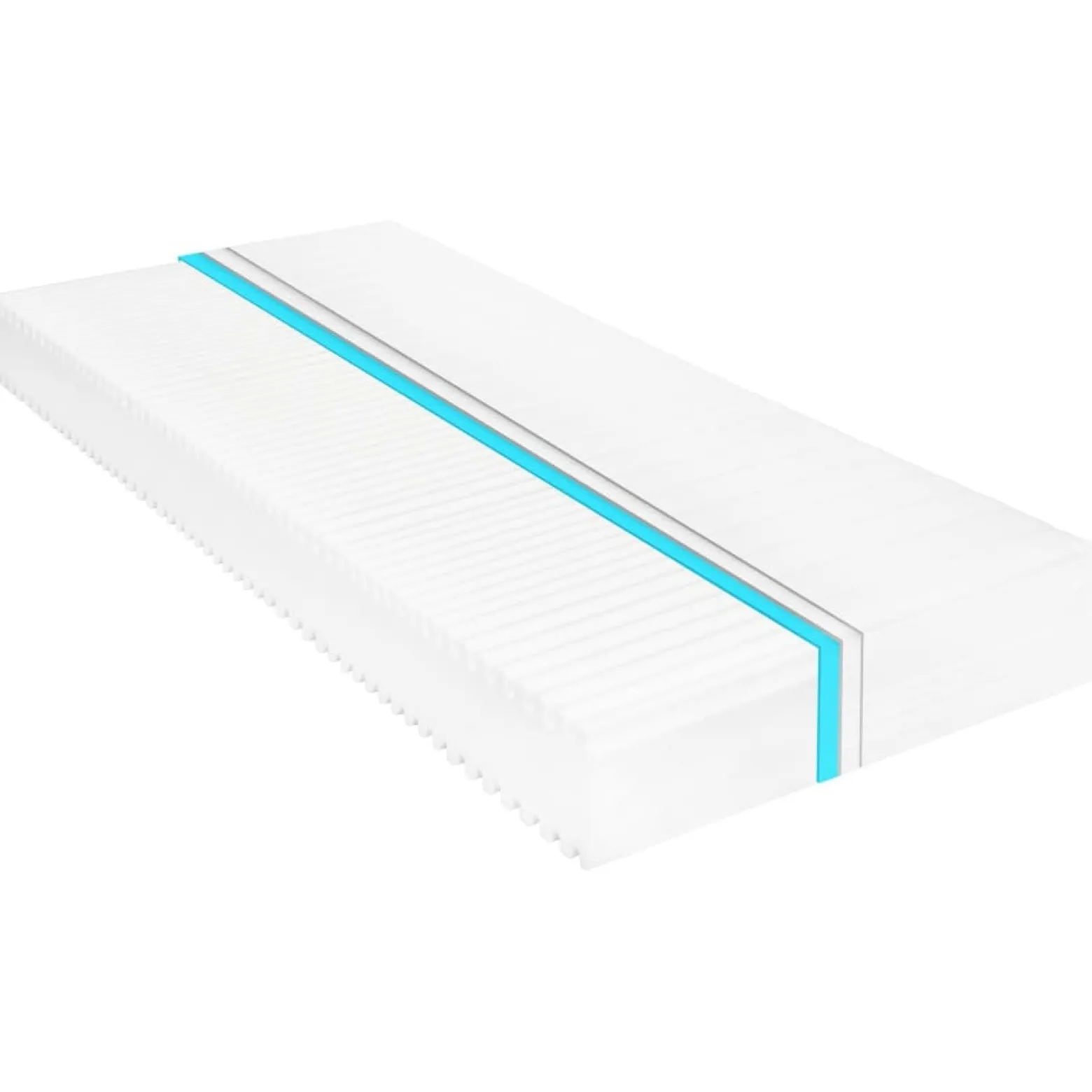 Łóżko dzienne z materacem 90x200 cm lite drewno sosnowe