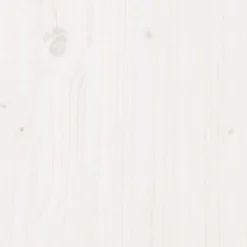 Łóżko Łóżko Drewniane Białe Rama Łózko Ze Stelażem 80x200 cm