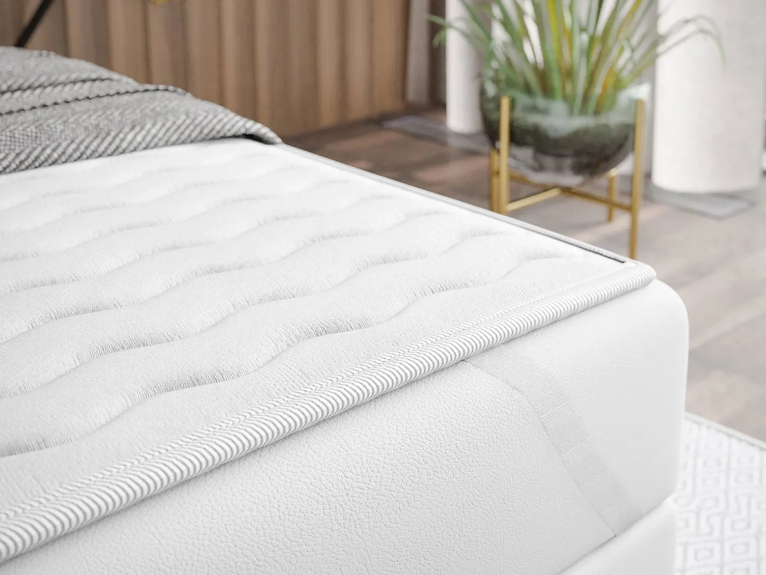 Łóżko kontynentalne Bedran 180x200