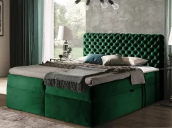 Łóżko kontynentalne Chesterfield 180x200