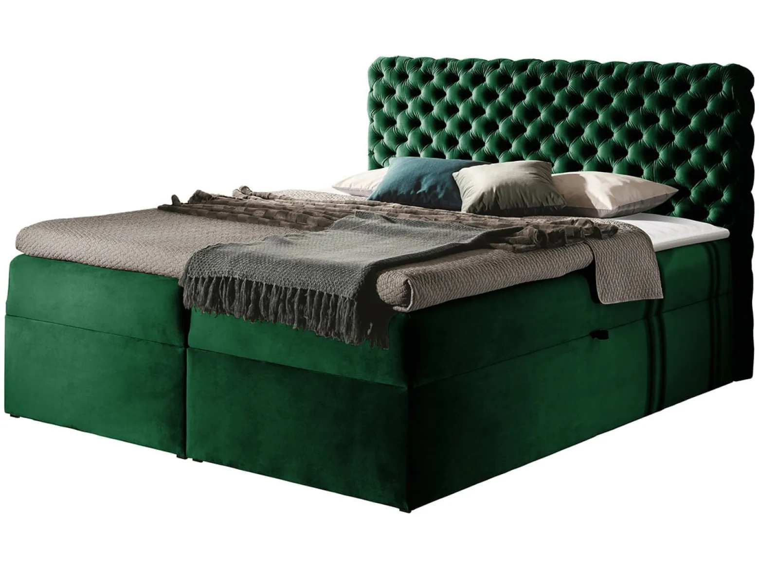 Łóżko kontynentalne Chesterfield 180x200