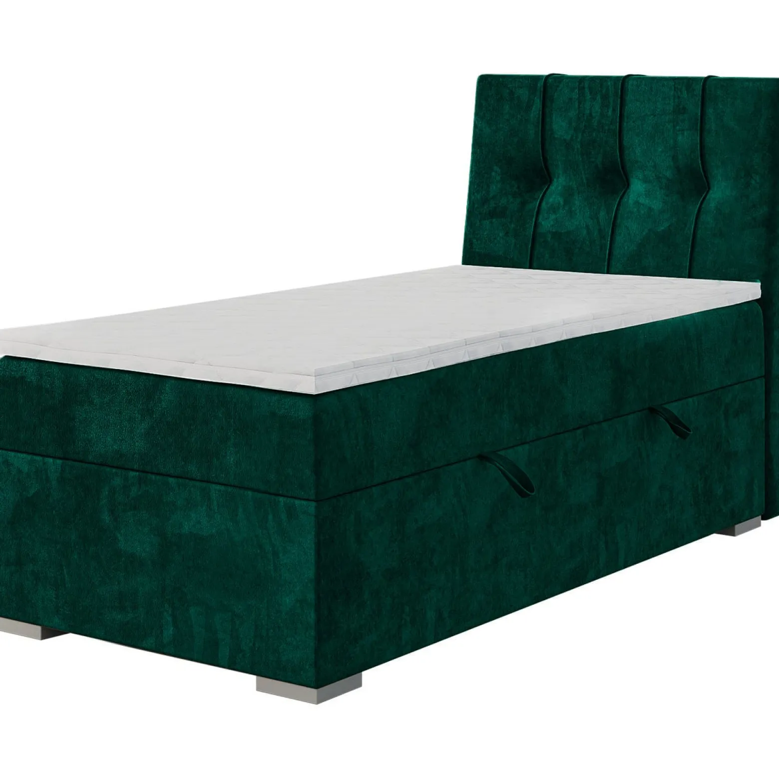 Łóżko kontynentalne DANO 90x200 prawy magic velvet 2225