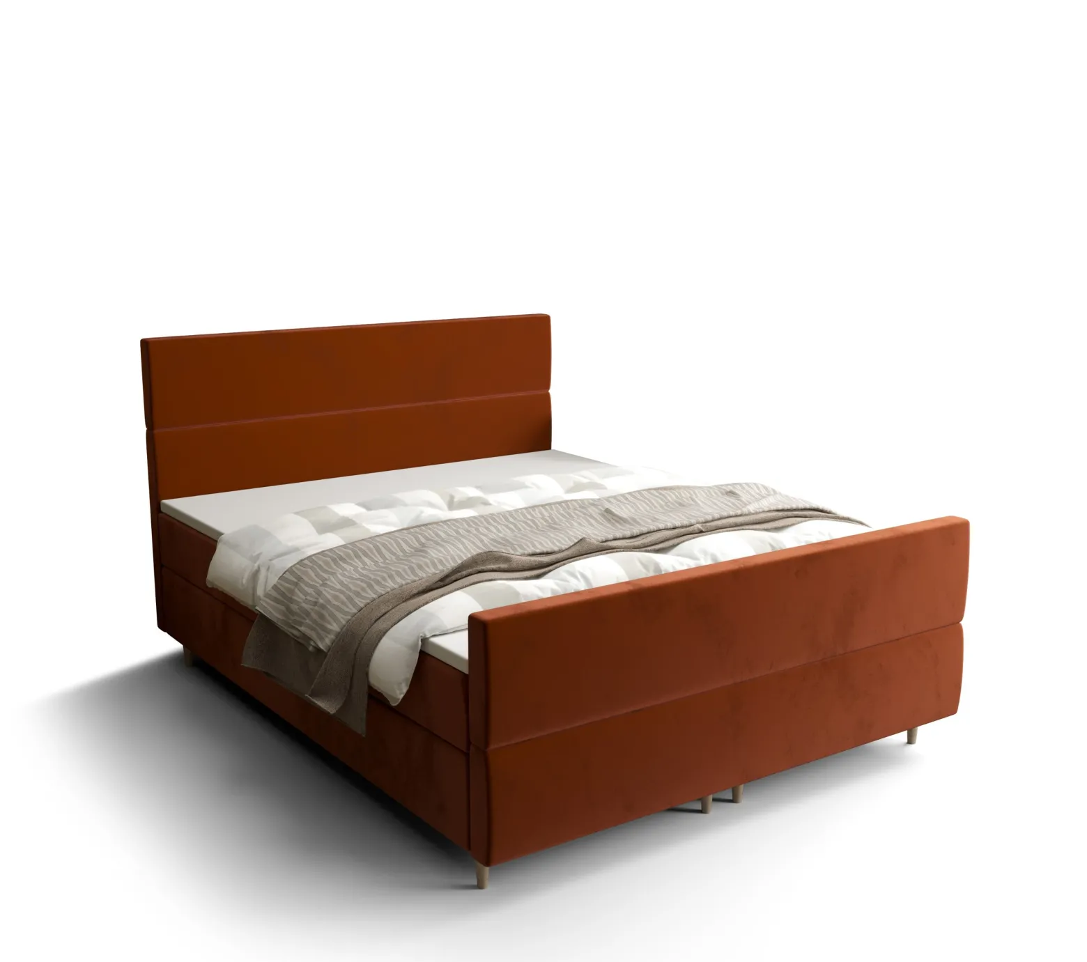 Łóżko kontynentalne LENO PLUS - 180x200 Itaka 1