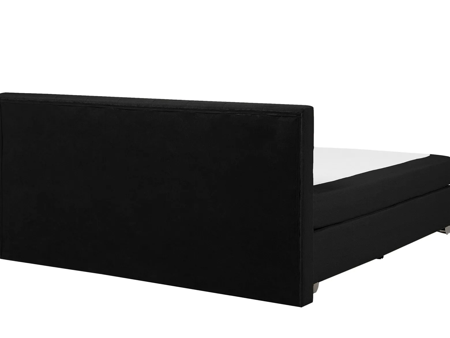 Łóżko kontynentalne materac 180x200 czarne