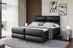 Łóżko kontynentalne - pojemnik, materac, nóżki BOXI3-FC-Z 120x200 cm
