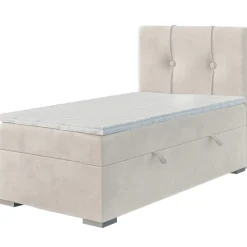 Łóżko kontynentalne RULEZ 90x200 prawy magic velvet 2250