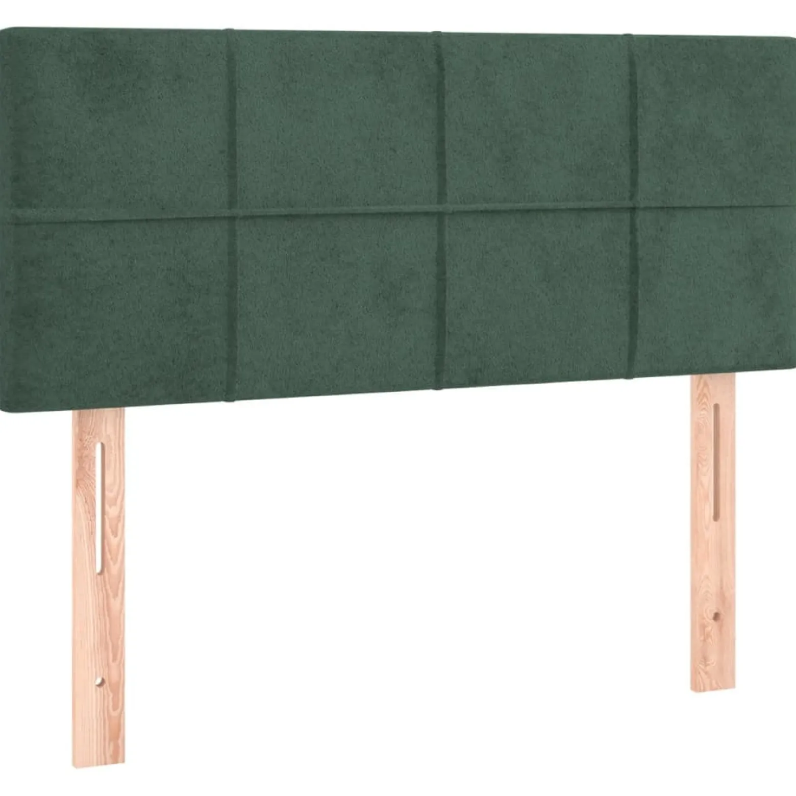 Łóżko kontynentalne z materacem zielone aksamit 90x200 cm