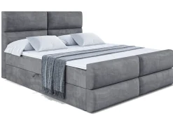 Łóżko kontynentalne z pojemnikiem BOXI3-Z - 120 x 200 cm