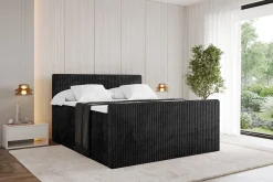 Łóżko kontynentalne z pojemnikiem i materacem H3|H4 TOLO-Z KING 120x200cm