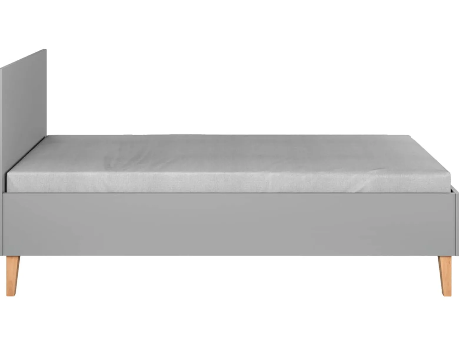 Łóżko Kubi 180x80 szare