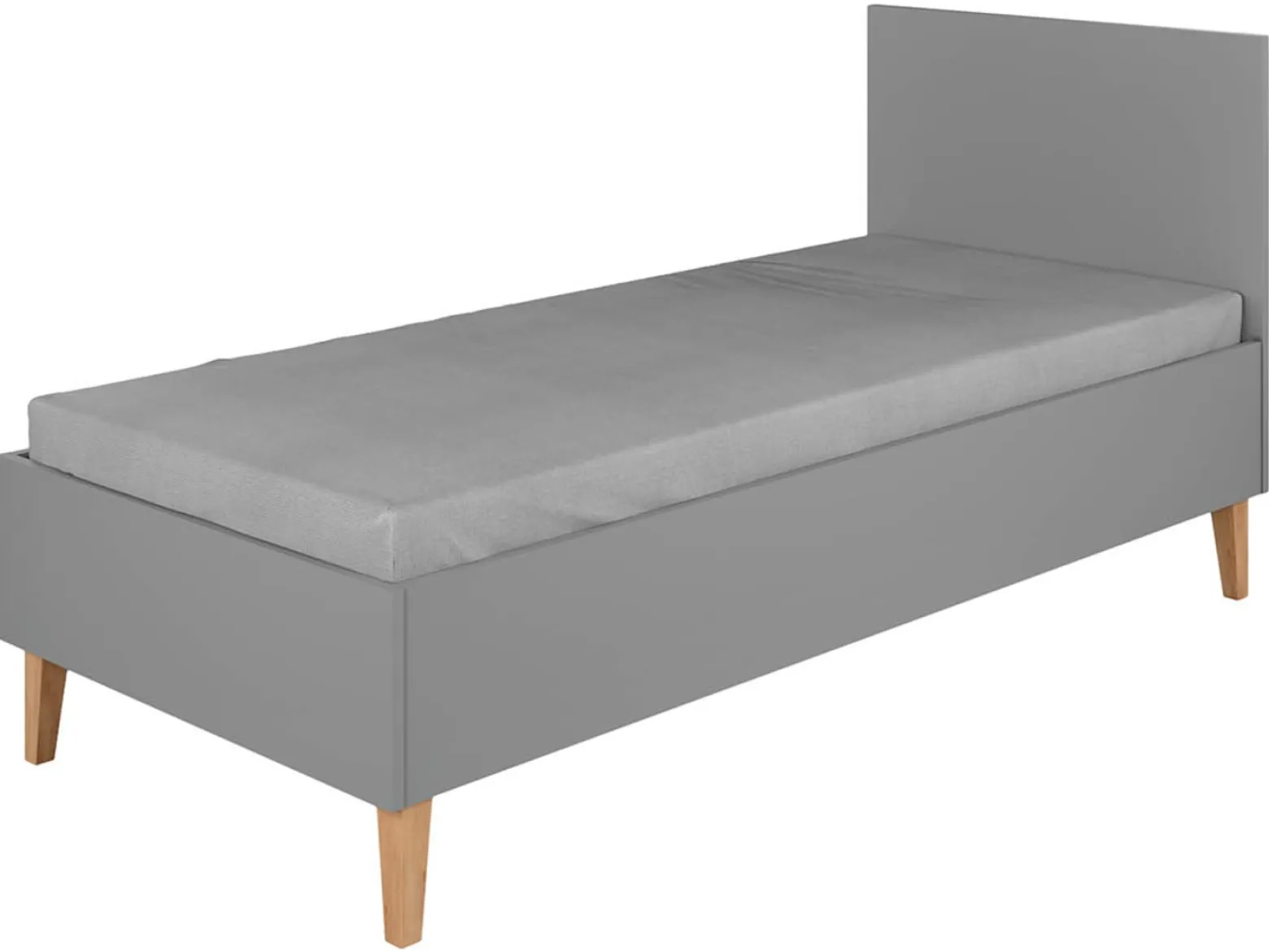 Łóżko Kubi 180x80 szare