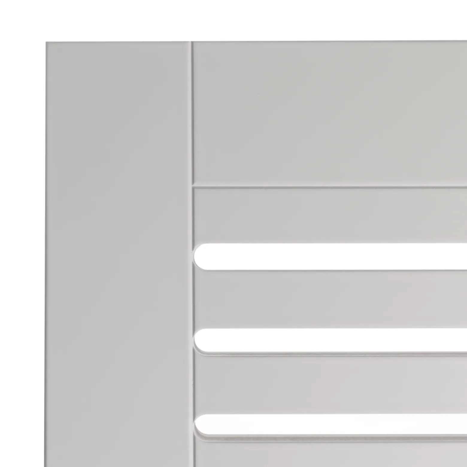 KOLM Drzwiczki ażurowe MDF lakier półmat Białe 43,5 x 29,4 cm