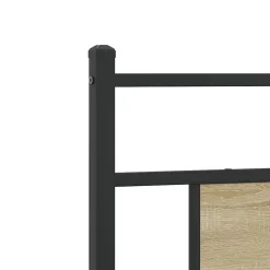 Łóżko Metalowe Rama Łóżka Metalowa Ze Stelażem Pokoj Sypialnia 80x200 cm