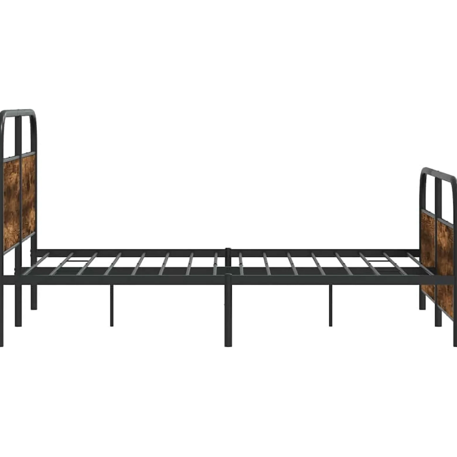 Łóżko Metalowe Rama Łóżka Ze Stelażem Do Pokoju Sypialni 137x190 cm