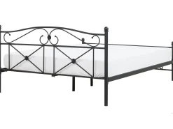 Łóżko metalowe rama stelaż 140x200 czarne