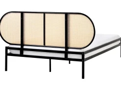 Łóżko metalowe 140x200 czarne